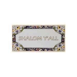  Tile Shalom YAll Rectangle Flower Border (3x6 