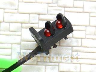   HO OO scale 3mm LEDs made Dwarf stopping Signals 2 Red Lights  