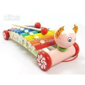   knock xylophone music box 8 notes wooden baby toys Toys & Games