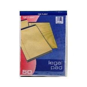  Top Flight Legal Pad 8.5x11.75 Canary 50 count Health 