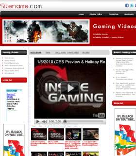 Affiliate Gaming Youtube Video Website Business 4 Sale  