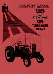 INTERNATIONAL FARMALL 1206 Tractor Operators Manual IH  