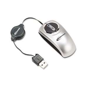  Innovera® Optical Mini Wired Mouse, Retractable USB Cable 