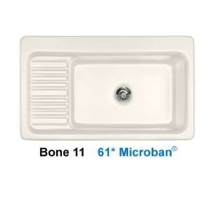   Kitchen Sink with Drainboard and 2 Faucet Holes 662