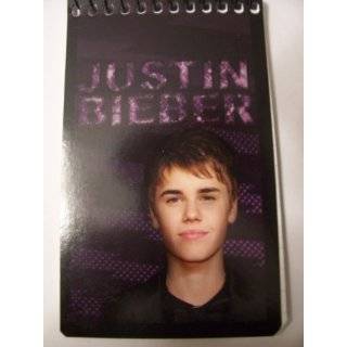 Justin Bieber College Ruled Notepad ~ Bieber on Purple by Mead