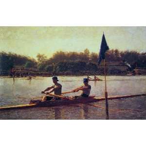  FRAMED oil paintings   Thomas Eakins   24 x 16 inches 