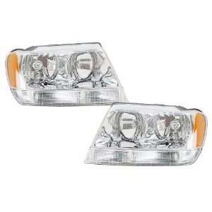 Jeep Grand Cherokee Limited Headlights W/Xenons OE Style Replacement 