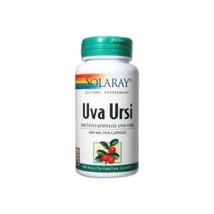  Solaray   Uva Ursi, 500 mg, 100 capsules Health 