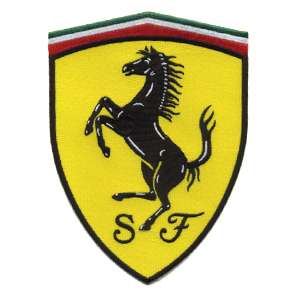 Large Ferrari F1 Patch, 19cm x 14cm  