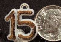 15 Anos Quince Quinceanera Fifteen Favors Charms x12  
