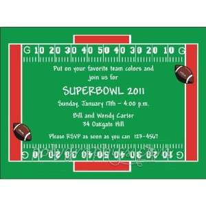  Football Field Party Invitations Toys & Games