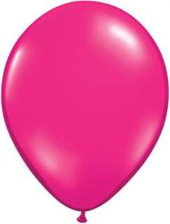 Magenta Pink Qualatex 16 Latex Balloons x 50  