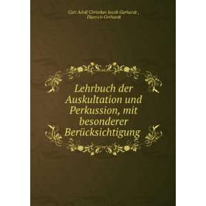   Gerhardt Carl Adolf Christian Jacob Gerhardt   Books