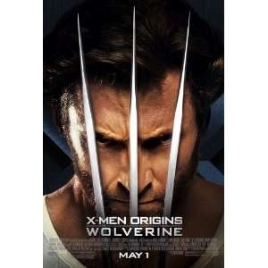  X Men Origins Wolverine Movie Poster Double Sided Original 
