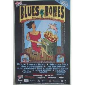  subdudes Derek Trucks Marcia Ball Denver Blues Poster 