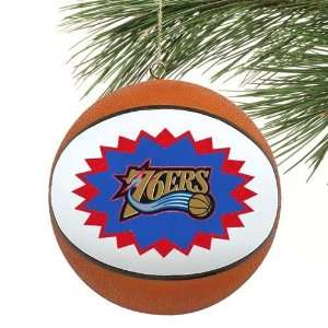 Philadelphia 76ers Mini Replica Basketball Ornament