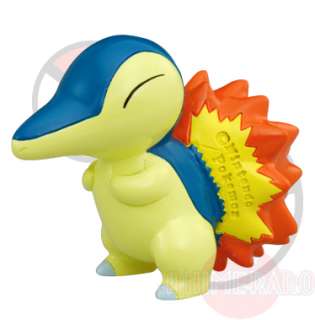 Pokemon Monster Collection M 74 CYNDAQUIL Figure Toy Black White MC 