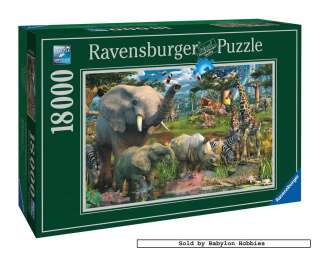 picture 2 of Ravensburger 18000 pieces jigsaw puzzle At the Waterhole 