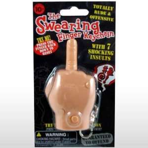  Swearing Finger Keychain Toys & Games