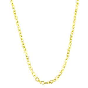  14 Karat Yellow Gold 1.3 mm Round Cable Chain (18 Inch) Jewelry