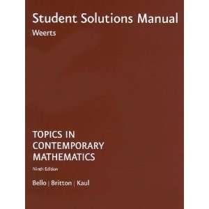   in Contemporary Mathematics, 9th [Paperback] Ignacio Bello Books