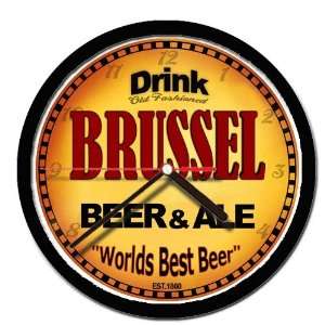  BRUSSEL beer and ale cerveza wall clock 