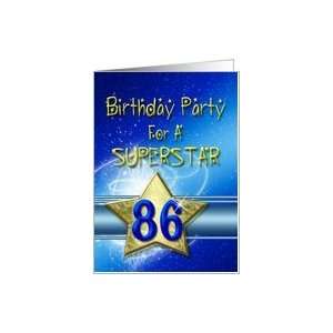  86th Birthday party for a Superstar Card Toys & Games