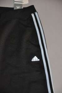 ADIDAS Women YOGA pants Black NEW Rebound blue 16 XL  