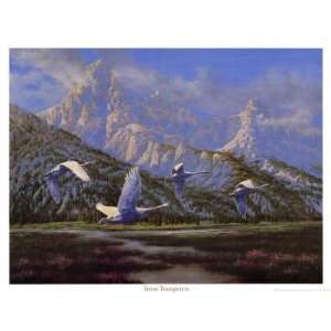  Teton Trumpeters Finest LAMINATED Print Michael Bargelski 