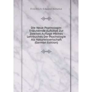   Als Naturwissenschaft (German Edition) Friedrich Eduard Beneke Books