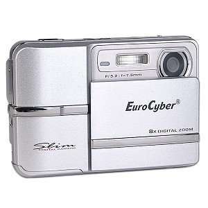  EuroCyber X 810 8MP 8x Digital Zoom Camera (Silver 