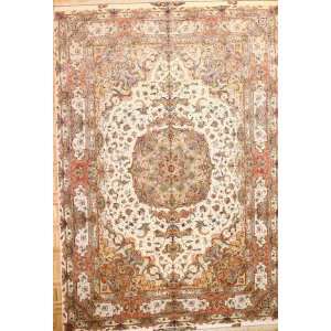  8x12 Hand Knotted Tabriz Persian Rug   82x121