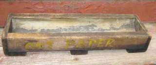 Antique Industrial Foundry Mold Form Ont Paper  