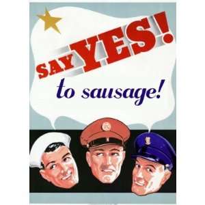 Say Yes to Sausage Card