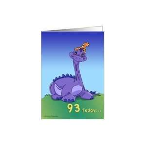 Geezer Saurus   93rd Birthday Card Toys & Games