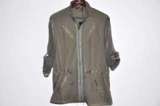 Ralph Lauren RLX 2 Layer Adjustable Cotton Sweat Jacket XL  
