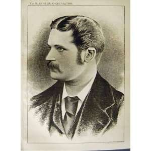   Portrait Mr Harcourt Cecil Beryl Bailie 1881 Glasgow