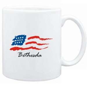  Mug White  Bethesda   US Flag  Usa Cities Sports 