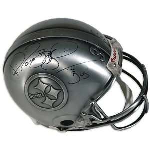 Mounted Memories Pittsburgh Steelers Jerome Bettis Autographed Helmet 