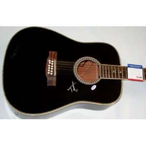 Tim McGraw Autographed Signed Guitar & Proof PSA/DNA Cert