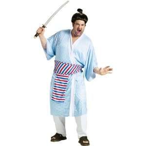 Lets Party By FunWorld SNL   Samurai Futaba Adult Costume / Blue   One 