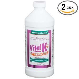  Vital K+ Ginseng Extra, 16 Fluid Ounces (473 ml) (Pack of 