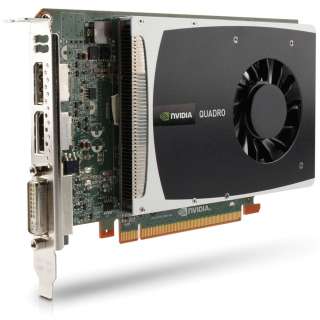 NEW NVIDIA QUADRO 2000 1GB GDDR5 SDRAM PCI E + Xtr Cables & Adapters 