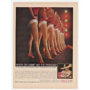   Princess Lady Shaver Chorus Line Legs Print Ad (21804)