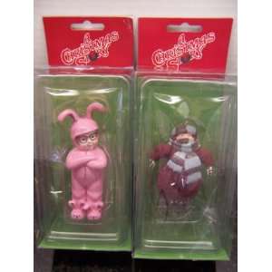  A CHRISTMAS STORY Set of 2 Ornaments RALPHIE AND RANDY 