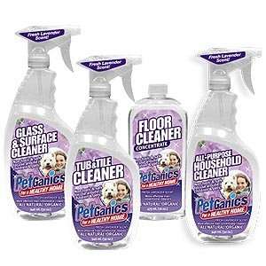 PetGanics Healthy Home, Pet Safe Household Cleaning Products, 4 pack