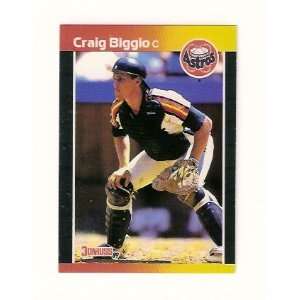  Craig Biggio 1989 Donruss Rookie (Houston Astros) Sports 