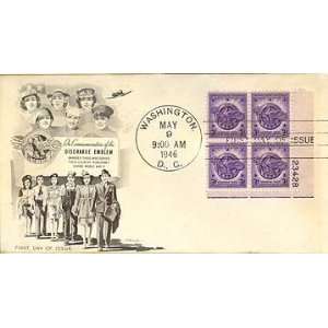 United States First Day Cover Scott # 940 Honorably Discharged Members 