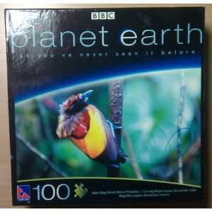   EARTH 100 PIECE PUZZLE JUNGLES (MALE MAGNIFICENT BIRD OF PARADISE