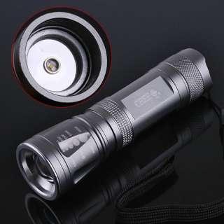 CREE Q5 3 Modes 300 LM Focusable LED Flashlight Torch  